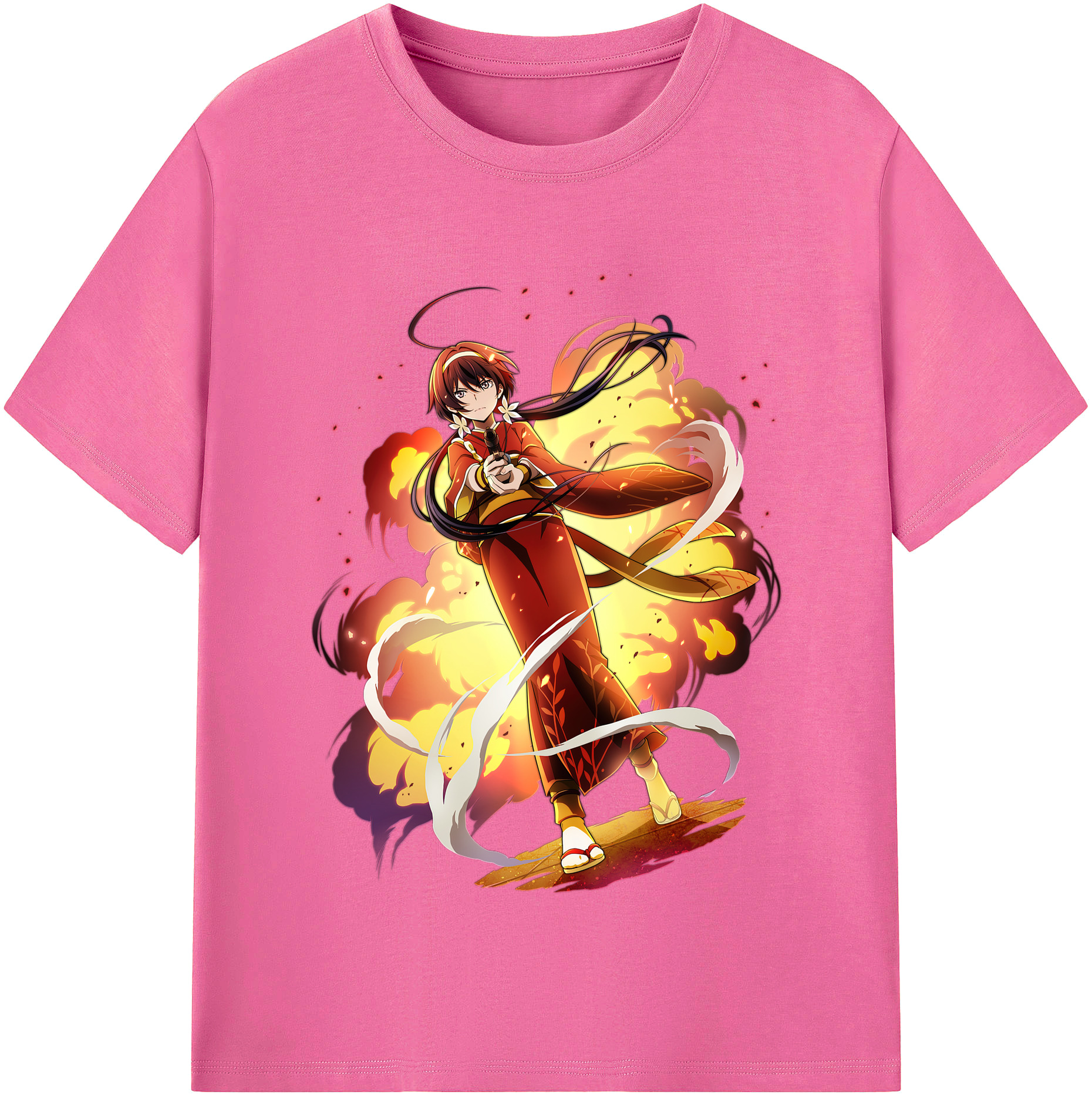 （画像用） 文豪ストレイドッグス Bungo Stray Dogs レディースカジュアルプリントTシャツ（綿100％）